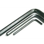 Llaves allen x 10pcs negro